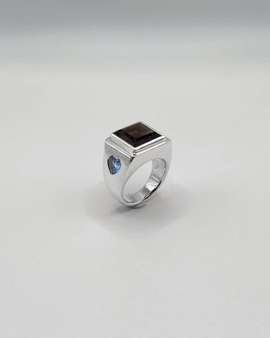 Vice Ring Smokey Quartz
